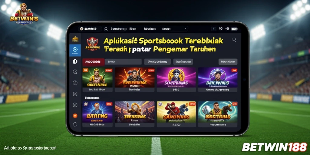 Tampilan gameplay menarik dalam aplikasi Sportsbook BETWIN188.
