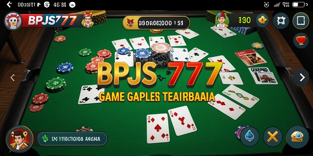 Screenshot gameplay Gaple yang seru dan mengasyikkan.