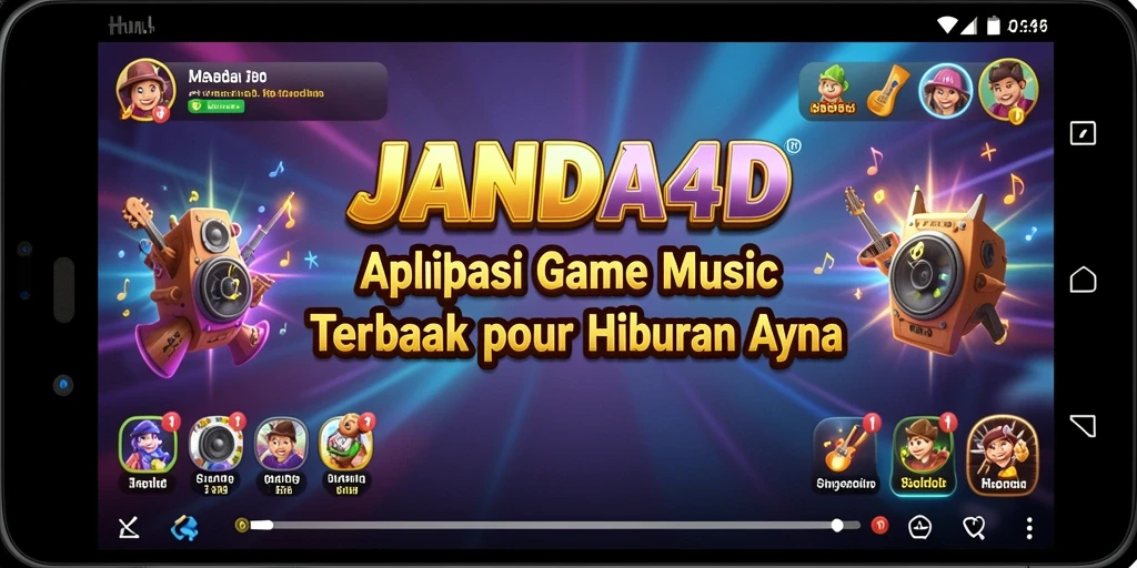 Tampilan menarik dari JANDA4D dengan gameplay musik yang mendebarkan.