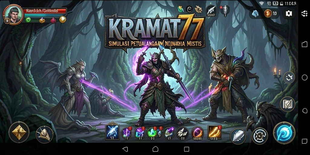 Tampilan gameplay KRAMAT77 yang menarik dan penuh petualangan.