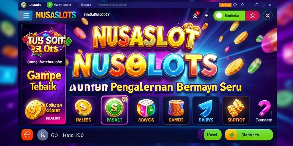 Tampilan menarik dari gameplay NUSASLOTS yang menegangkan.