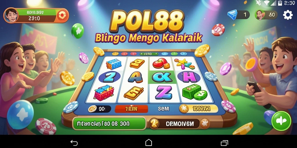 Tampilan gameplay Bingo seru dan interaktif di POL88.
