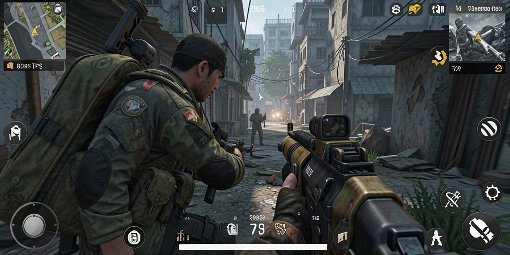 Tangkapan layar dari gameplay S9S9 menampilkan aksi penuh ketegangan.