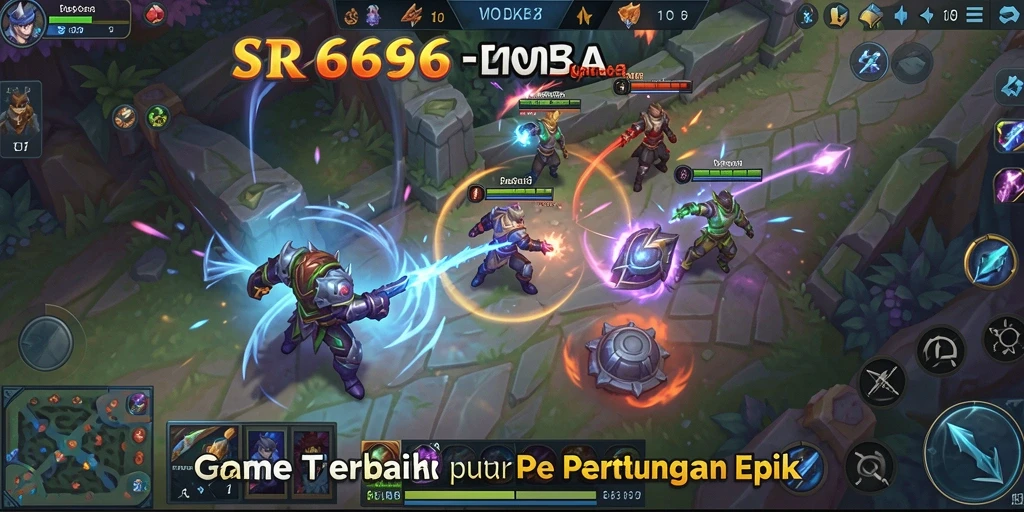 Tampilan menarik dari gameplay SR6666 yang seru dan kompetitif.